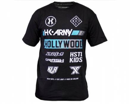 HK Army Grid Paintball T-Shirt - Black размер XL