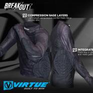 VIRTUE BREAKOUT PADDED COMPRESSION LONG SLEEVE размер S