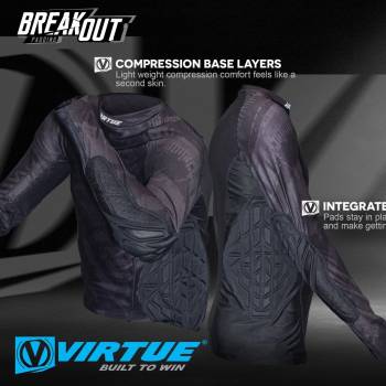 VIRTUE BREAKOUT PADDED COMPRESSION LONG SLEEVE размер М