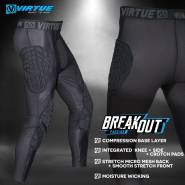 VIRTUE BREAKOUT PADDED COMPRESSION PANTS размер S 