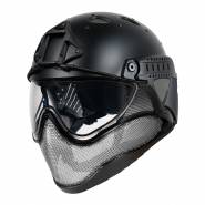 Тренировочный шлем WARQ PRO 2025 - BLACK 