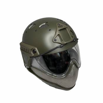 Тренировочный шлем WARQ PRO 2025 - OD GREEN