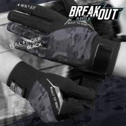 Перчатки VIRTUE BREAKOUT GLOVES - RIPSTOP FULL FINGER BLACK CAMO размер L