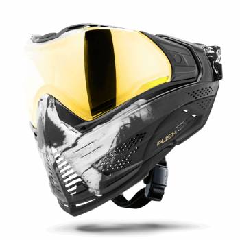 Маска PUSH UNITE MKII WARLORD ENFORCER ( BLACK / WHITE SKULL) 