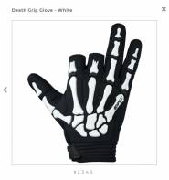 Защитные перчатки DEATH GRIP GLOVE - WHITE размер M