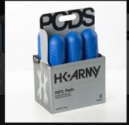 Тубы HSTL Pods - High Capacity 150 Round - Blue/Black - 6 Pack
